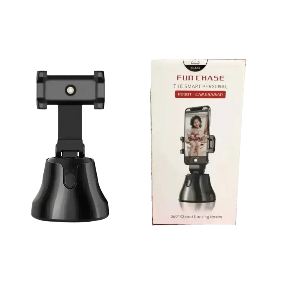 YTGEE Smart Object Face Tracking Phone Holder Black - GiFTiFY