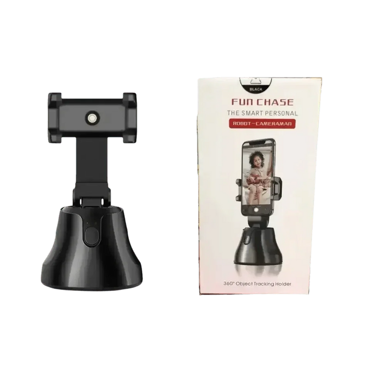 YTGEE Smart Object Face Tracking Phone Holder Black - GiFTiFY