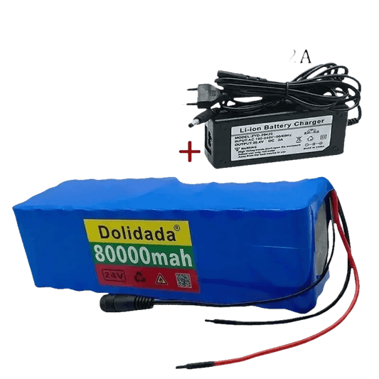 Blue 24V 80Ah Scooter Battery Pack - GiFTiFY