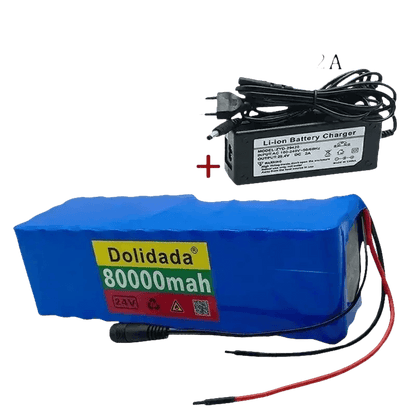 Blue 24V 80Ah Scooter Battery Pack - GiFTiFY