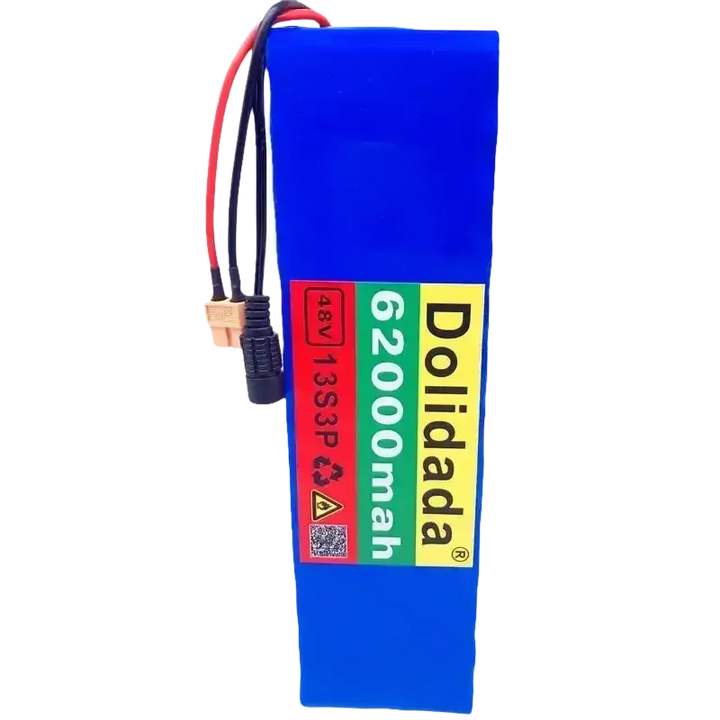 Blue 48V 62Ah Lithium Battery Pack 1000W 13S3P - GiFTiFY
