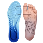 Blue and White Sports Insoles Breathable Shock Absorption, mens sports insoles - GiFTiFY