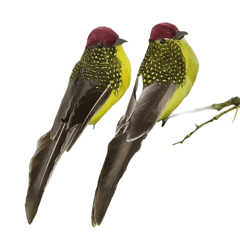 Blue Artificial Bird Flower Decorations - GiFTiFY