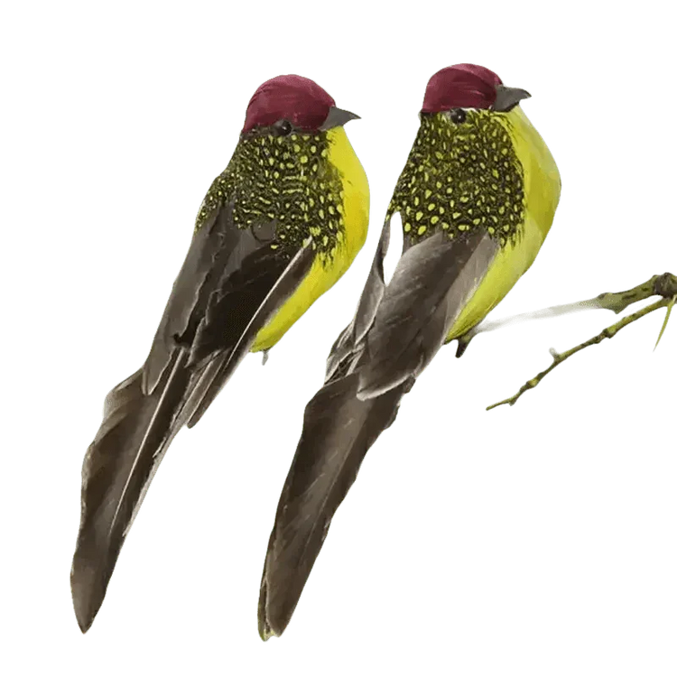 Blue Artificial Bird Flower Decorations - GiFTiFY