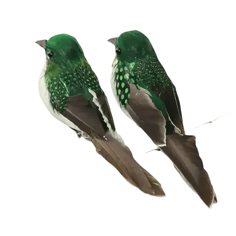 Blue Artificial Bird Flower Decorations - GiFTiFY