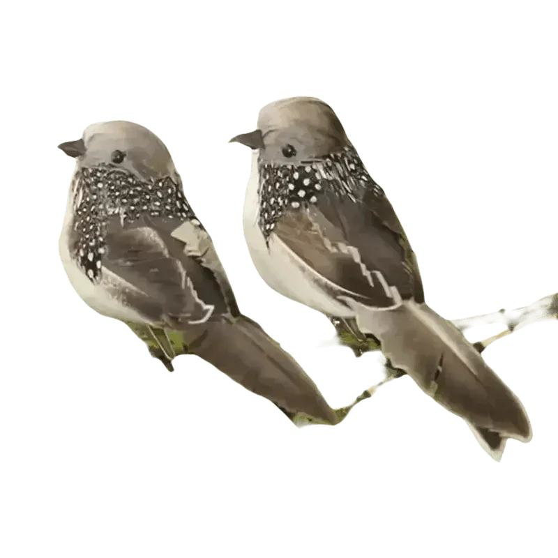 Blue Artificial Bird Flower Decorations - GiFTiFY