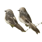 Blue Artificial Bird Flower Decorations - GiFTiFY