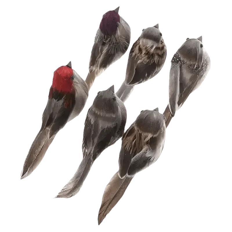 Blue Artificial Bird Flower Decorations - GiFTiFY