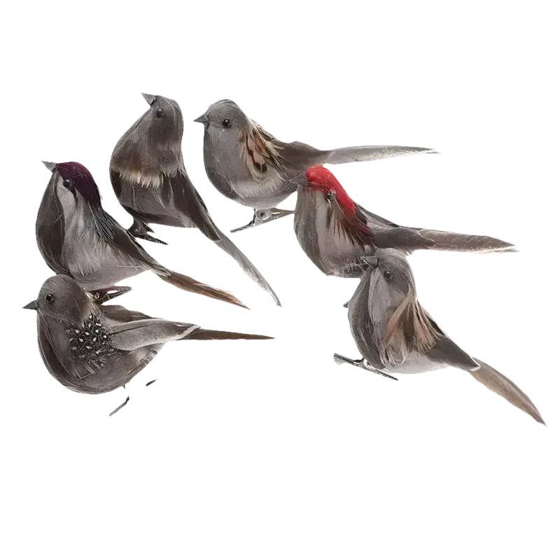 Blue Artificial Bird Flower Decorations - GiFTiFY