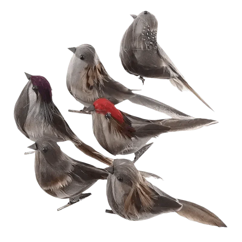 Blue Artificial Bird Flower Decorations - GiFTiFY