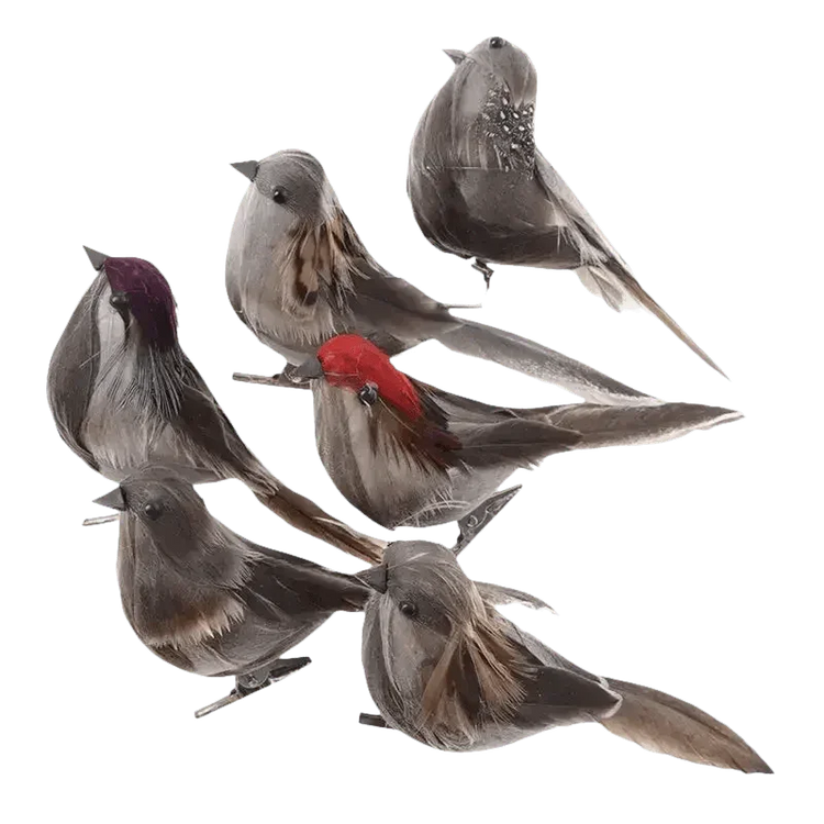 Blue Artificial Bird Flower Decorations - GiFTiFY