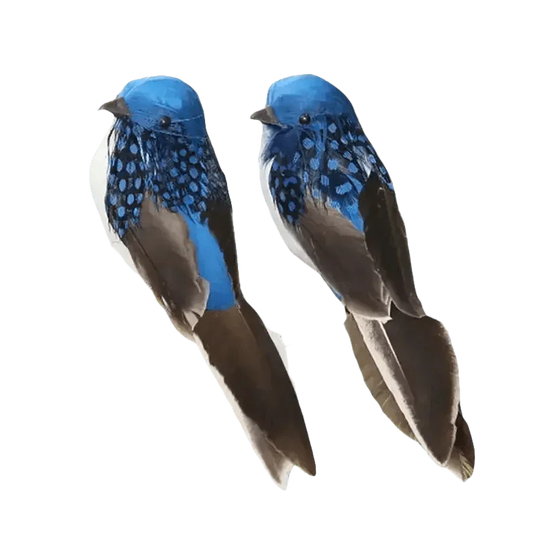 Blue Artificial Bird Flower Decorations - GiFTiFY