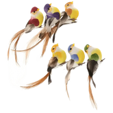 Blue Artificial Bird Flower Decorations - GiFTiFY