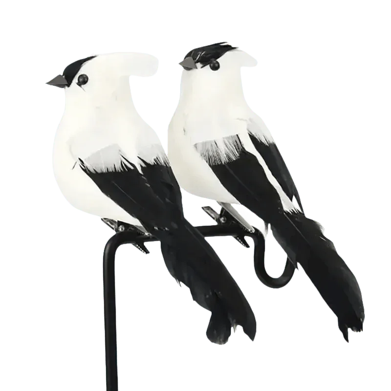 Blue Artificial Bird Flower Decorations - GiFTiFY