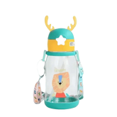 Blue Dinosaur Antler Kids Water Sippy Cup for Kids Creative Cartoon - GiFTiFY