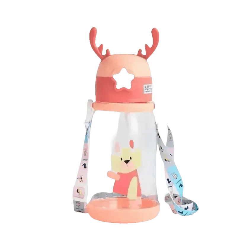 Blue Dinosaur Antler Kids Water Sippy Cup for Kids Creative Cartoon - GiFTiFY