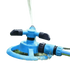 Blue Rotating Garden Sprinklers Watering Grass - GiFTiFY