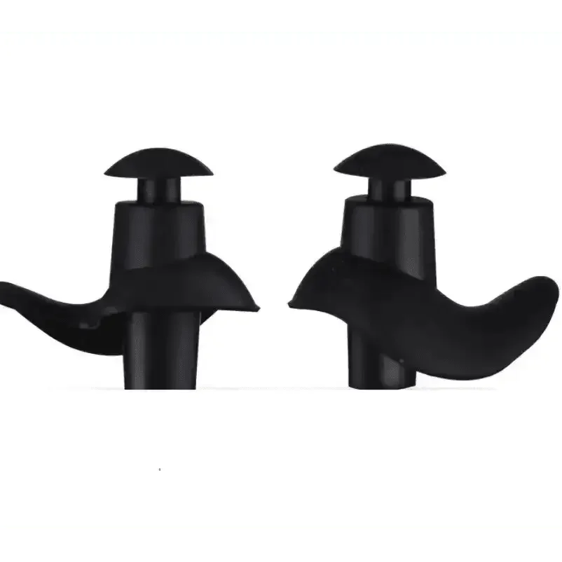 Blue Silicone Water Sports Earplugs Hypoallergenic - GiFTiFY