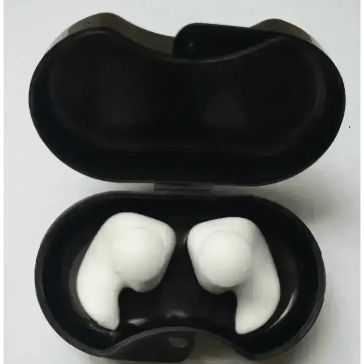 Blue Silicone Water Sports Earplugs Hypoallergenic - GiFTiFY