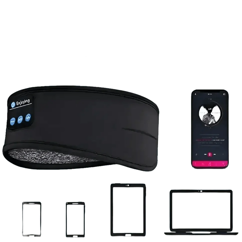 Bluetooth Sleeping Headphones Music BT Headband Headphones by BeeBeeBee Store