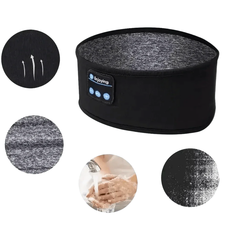 Bluetooth Sleeping Headphones Music BT Headband Headphones by BeeBeeBee Store