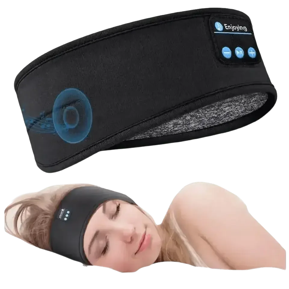 Bluetooth Sleeping Headphones Music BT Headband Headphones by BeeBeeBee Store