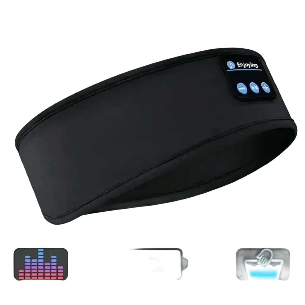Bluetooth Sleeping Headphones Music BT Headband Headphones by BeeBeeBee Store