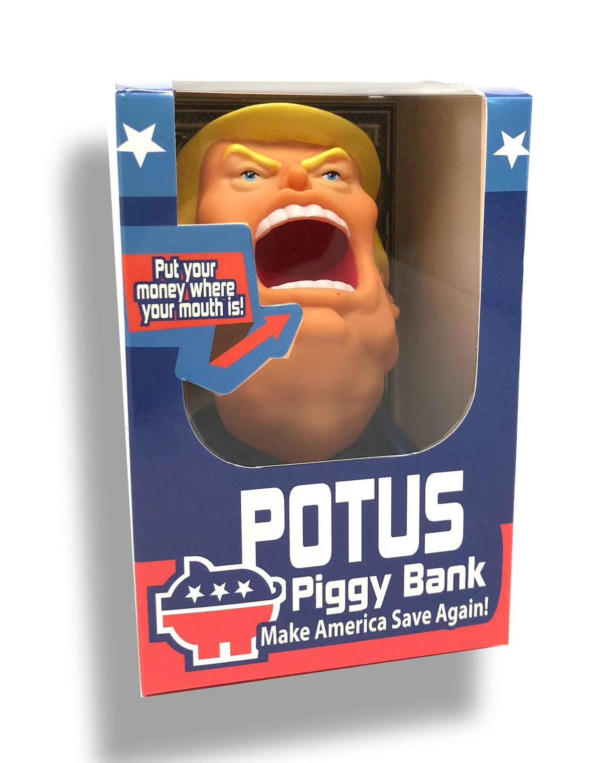 TRUMP TOY COLLECTIBLE COIN BANK COIN BANK by TRUMP PIGGY BANK