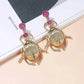 Bohemia Earrings For Women Metal Gold-Plated Beatles Personality Vintage Trend Jewelry Cute Insects Diamonds Trending Products - GiFTiFY