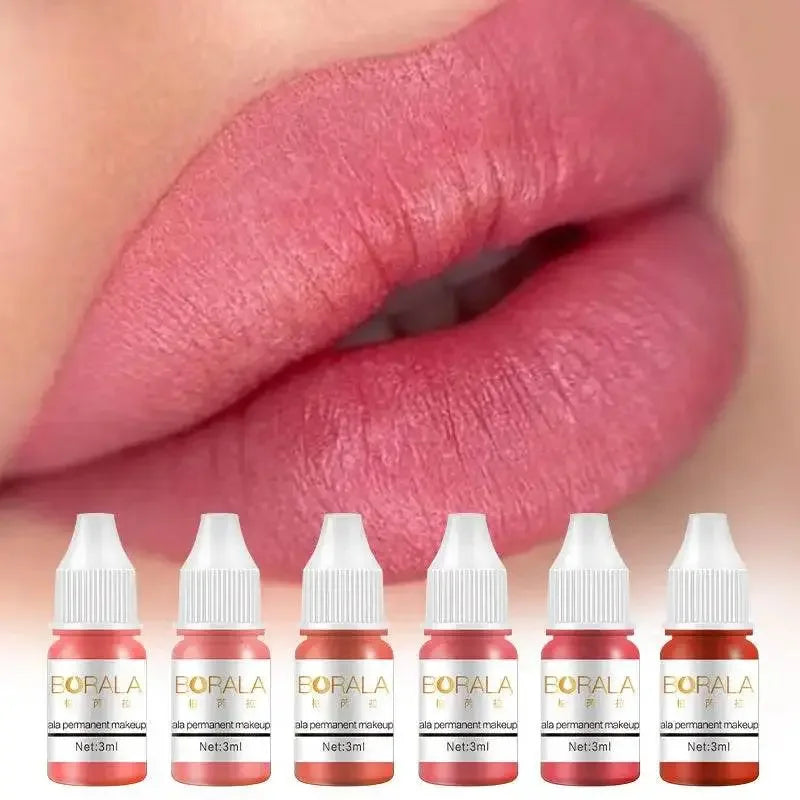 Borala 26 Colors 3ML Permanent Makeup Tattoo Lips Eyebrows Eyeliners Pigments Sample Size Tattoo Pigments Beauty Art Women Use Makeup Tattoo Lips Eyebrows Eyeliners by Dropshee