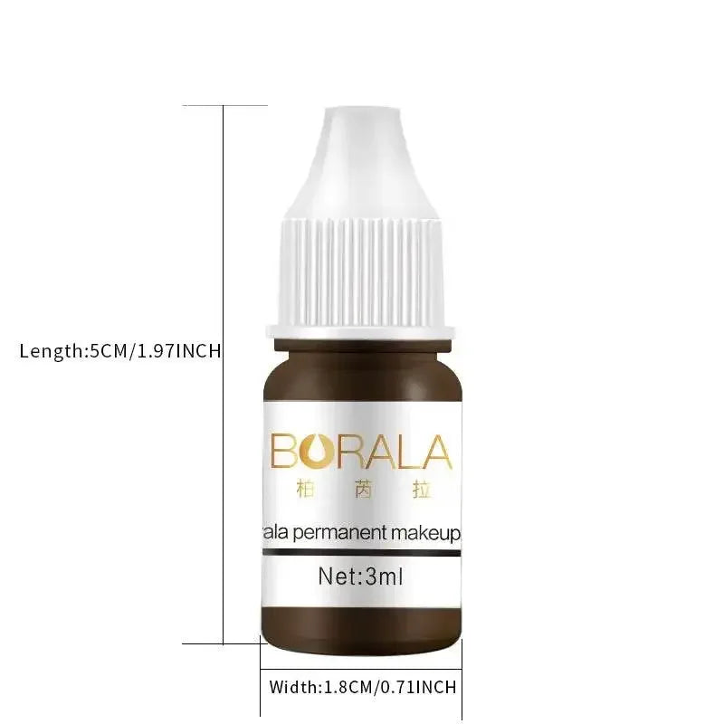 Borala 26 Colors 3ML Permanent Makeup Tattoo Lips Eyebrows Eyeliners Pigments Sample Size Tattoo Pigments Beauty Art Women Use Makeup Tattoo Lips Eyebrows Eyeliners by Dropshee