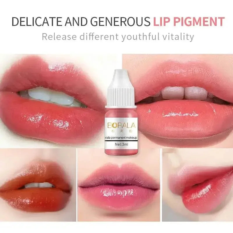 Borala 26 Colors 3ML Permanent Makeup Tattoo Lips Eyebrows Eyeliners Pigments Sample Size Tattoo Pigments Beauty Art Women Use Makeup Tattoo Lips Eyebrows Eyeliners by Dropshee