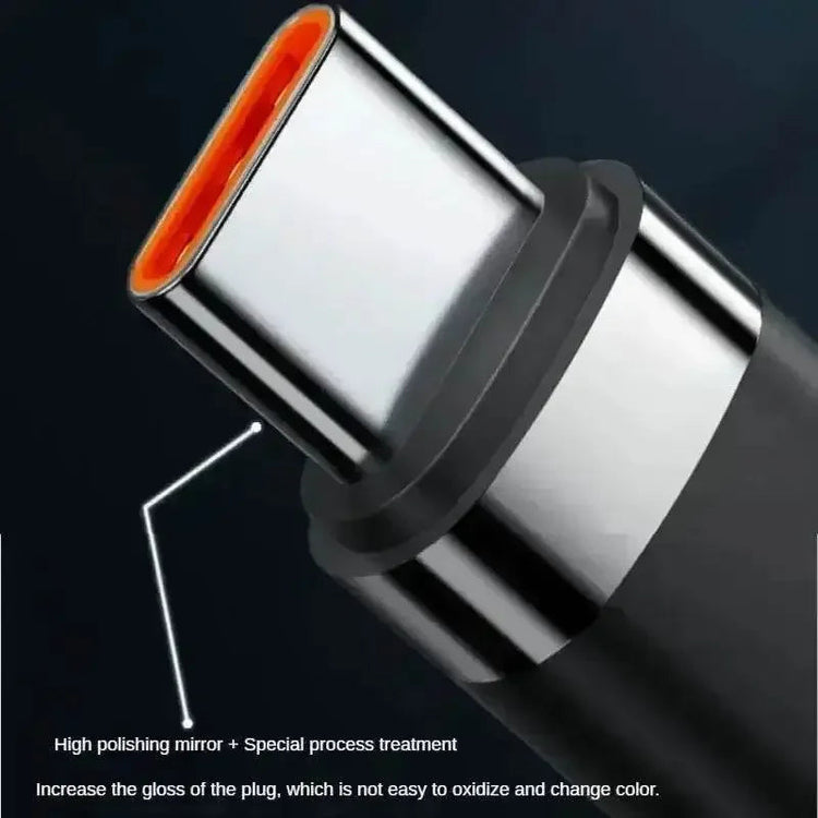 Braided Type C Cable Samsung S24 S23 120W Super Charging - GiFTiFY