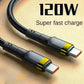 Braided Type C Cable Samsung S24 S23 120W Super Charging - GiFTiFY