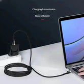 Braided Type C Cable Samsung S24 S23 120W Super Charging - GiFTiFY