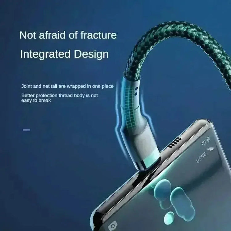Braided Type C Cable Samsung S24 S23 120W Super Charging - GiFTiFY