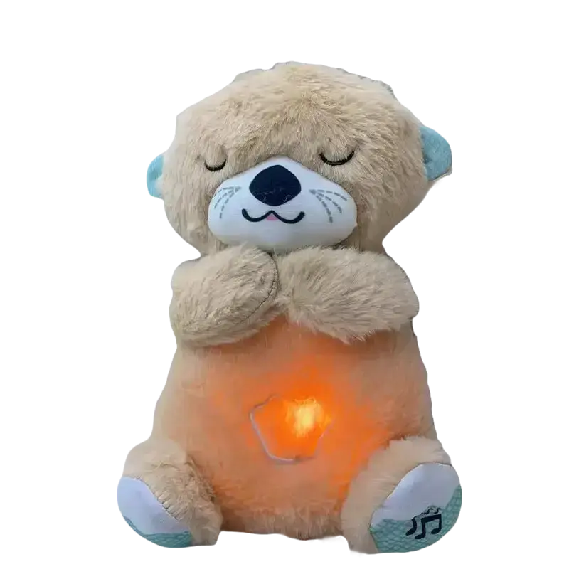 Plush otter sound machine.