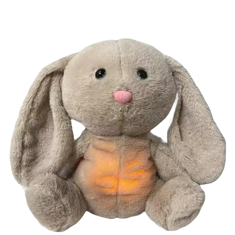 Glowing plush bunny.