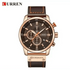Brown Gold Mens Chronograph Quartz Watch, brown rose gold - GiFTiFY