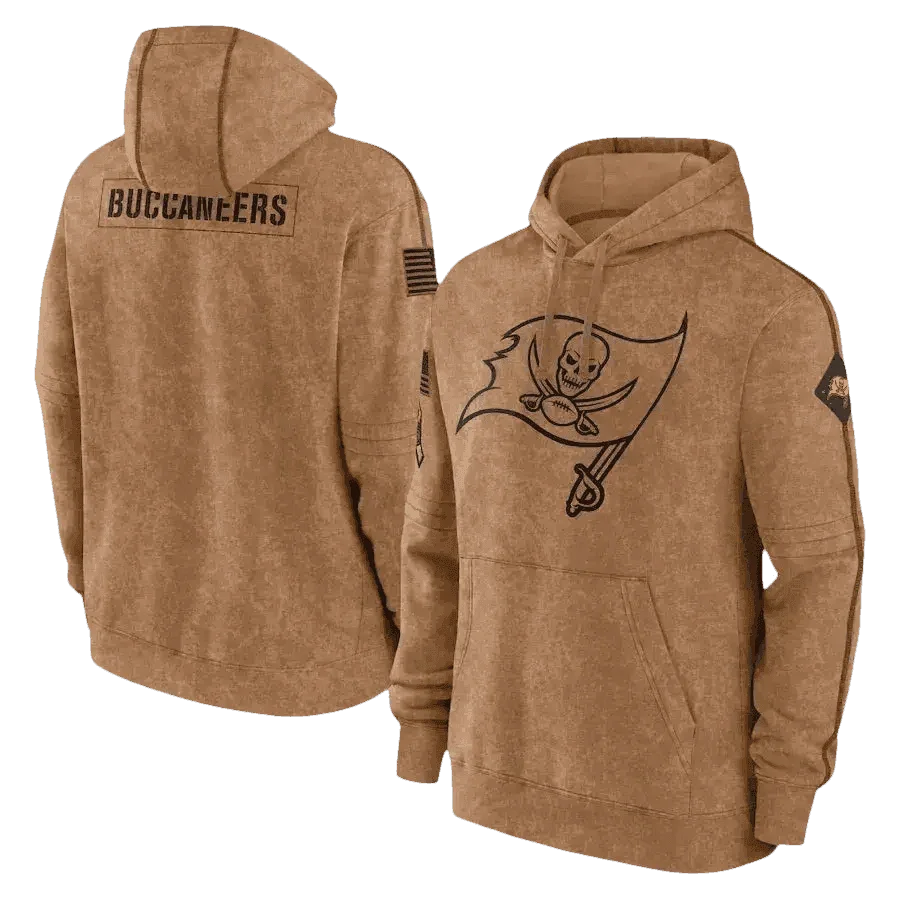 Brown Packers Football Men Embossed Hoodie NFL Fans - GiFTiFY