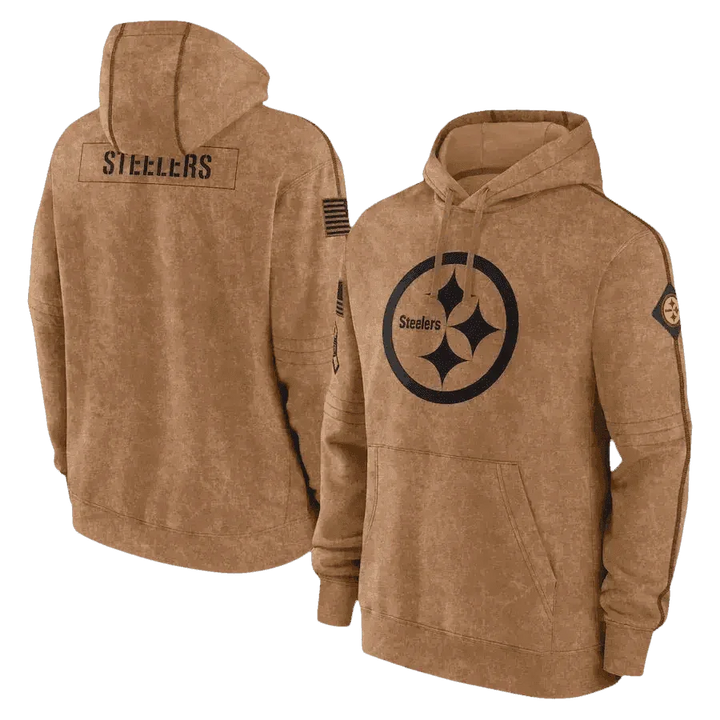 Brown Packers Football Men Embossed Hoodie NFL Fans - GiFTiFY