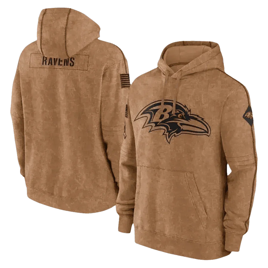 Brown Packers Football Men Embossed Hoodie NFL Fans - GiFTiFY