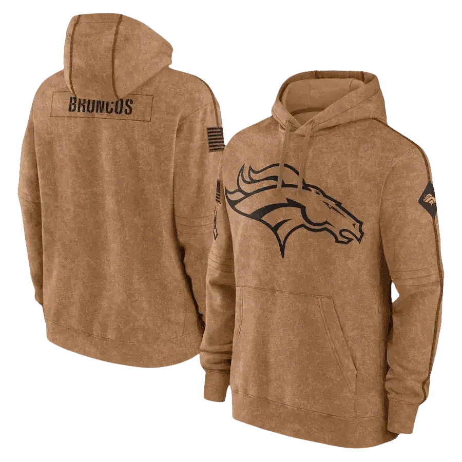 Brown Packers Football Men Embossed Hoodie NFL Fans - GiFTiFY