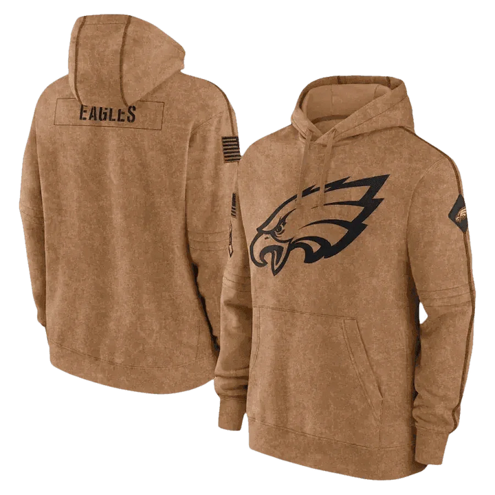 Brown Packers Football Men Embossed Hoodie NFL Fans - GiFTiFY