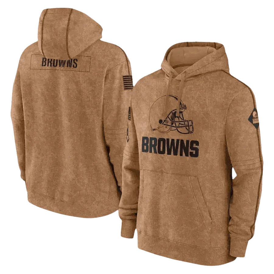 Brown Packers Football Men Embossed Hoodie NFL Fans - GiFTiFY