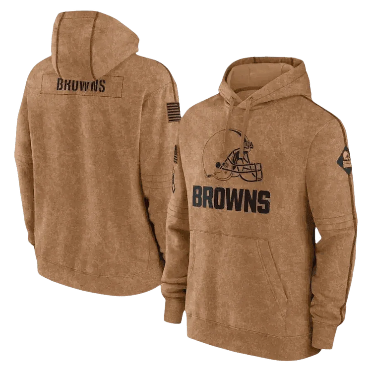 Brown Packers Football Men Embossed Hoodie NFL Fans - GiFTiFY