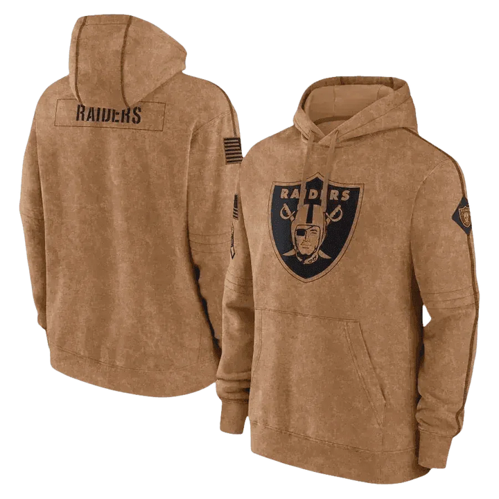 Brown Packers Football Men Embossed Hoodie NFL Fans - GiFTiFY