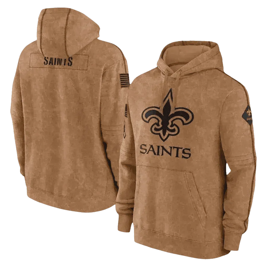 Brown Packers Football Men Embossed Hoodie NFL Fans - GiFTiFY