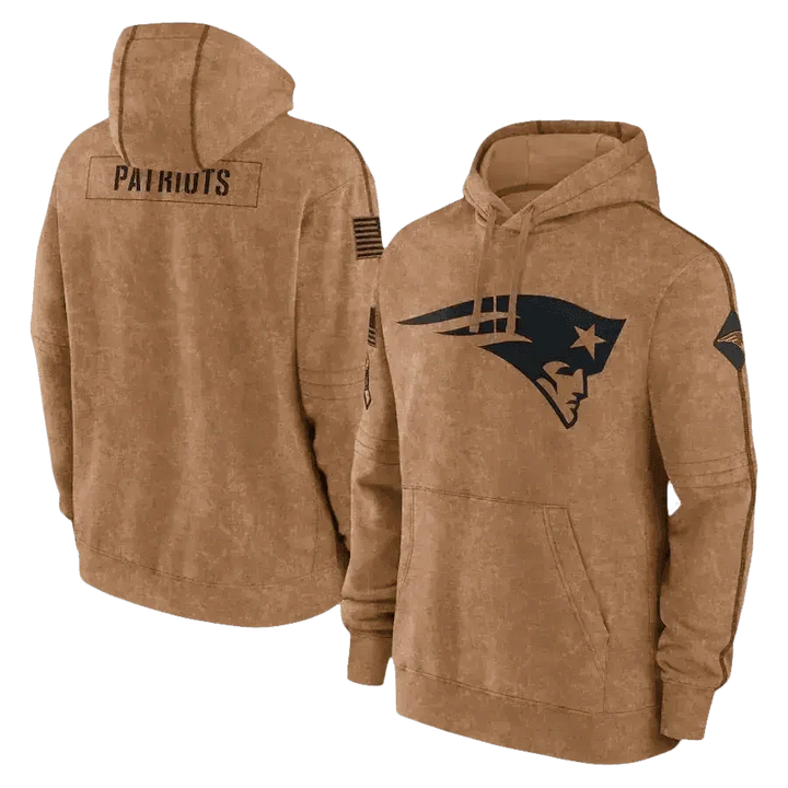 Brown Packers Football Men Embossed Hoodie NFL Fans - GiFTiFY