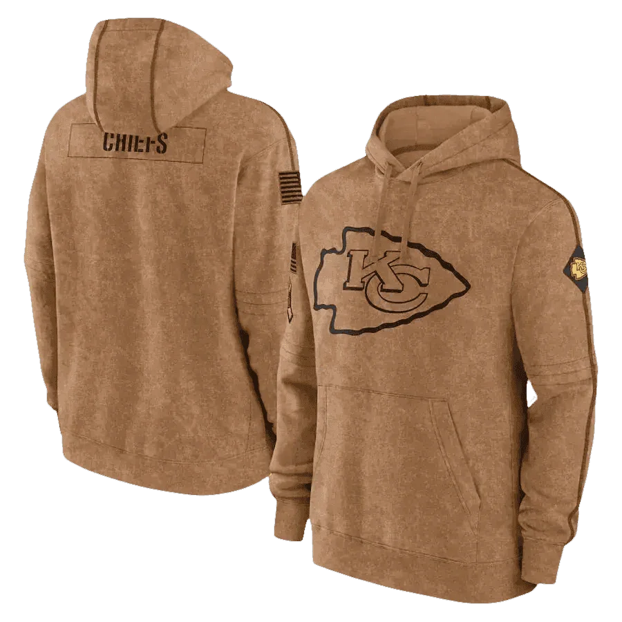 Brown Packers Football Men Embossed Hoodie NFL Fans - GiFTiFY